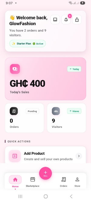 ShopGlowsy Seller Screenshot 2