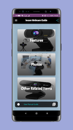 Ivcam webcam guide Screenshot 0