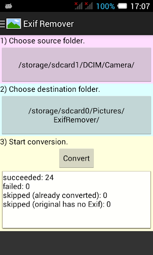 Exif Remover Screenshot 0
