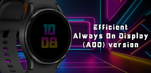 Futuristic Neon Watch Face Screenshot 1