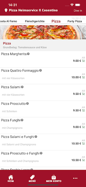 Pizza Heimservice Il Cosentino Screenshot 2