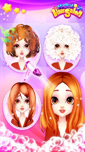 Magical Hair Salon: Girl Makeover Screenshot 2