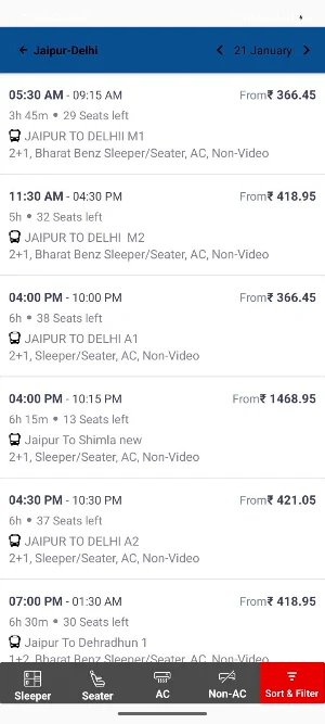 Maharani Travels Screenshot 1
