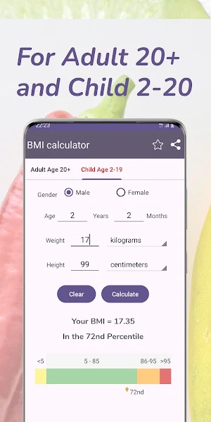 BMI Calculator Screenshot 3