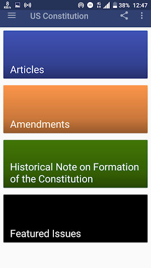 U.S. Constitution Screenshot 2