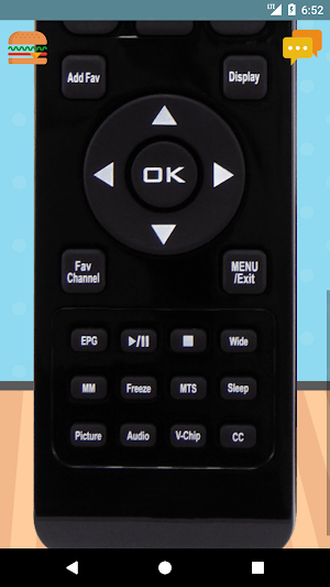 Remote Control For AOC TV Screenshot 0