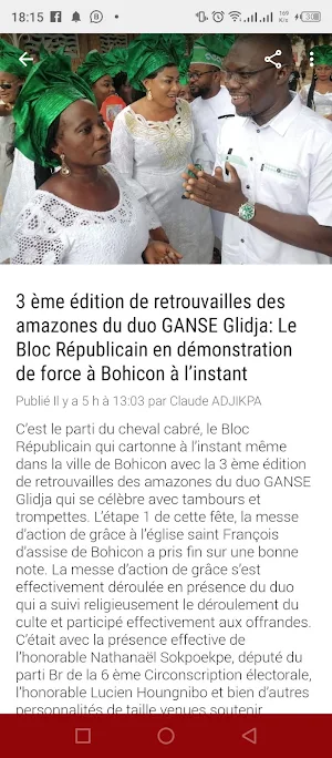 Palabre au quotidien Actualité Screenshot 1