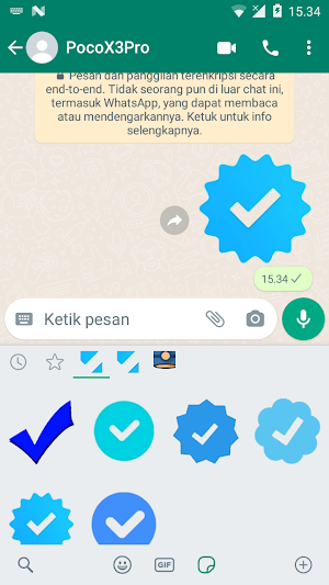 Stiker Wa Centang Biru Screenshot 0