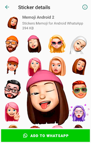 Stickers Memoji for Android WhatsApp WAStickerApp Screenshot 1