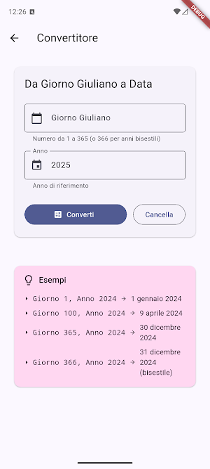 JulianCal Screenshot 2