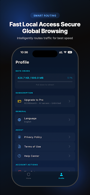 ShieldWave VPN Screenshot 1