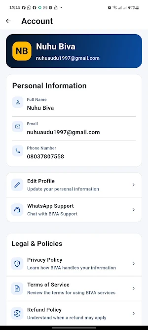 Biva Screenshot 3