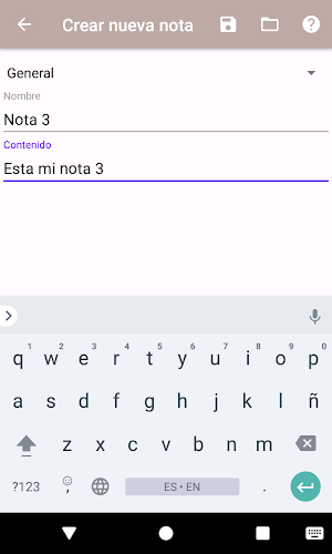 Mis Notas Screenshot 1