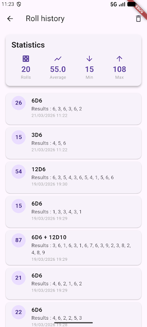 Dice Roller – Custom Dice Screenshot 3