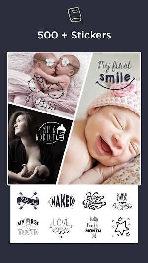 Baby Pics Collage Photo Editor Screenshot 2