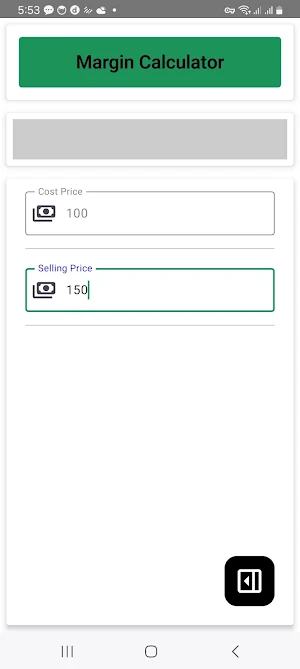 Margin Calculator Screenshot 3