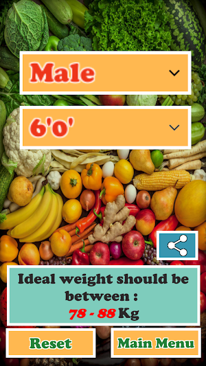 Body & Calories Calculator Screenshot 3