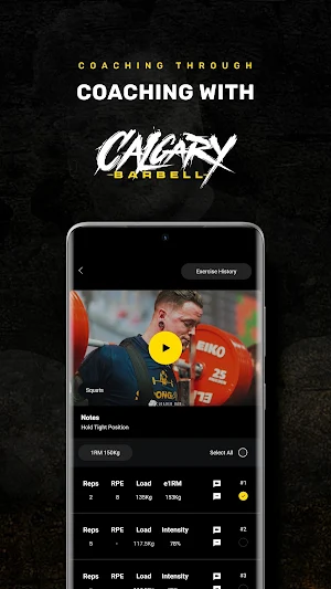 Calgary Barbell Training App Screenshot 3