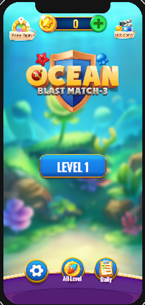 Ocean Blast Match 3 Screenshot 1