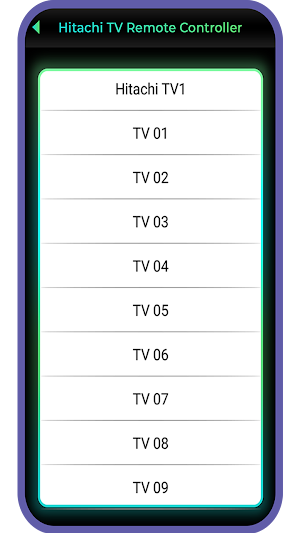 Hitachi TV Remote Controller Screenshot 2