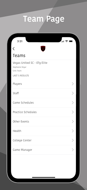 Vegas United SC Screenshot 2