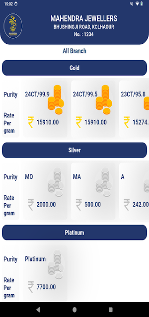 MAHENDRA JEWELLERS Screenshot 1