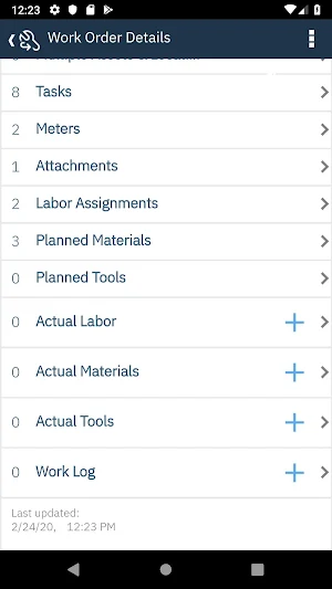 IBM Maximo Technician Screenshot 2