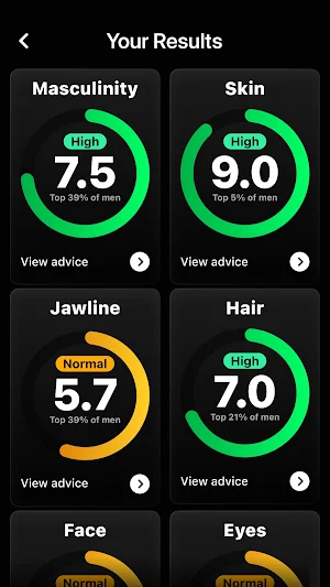 LooxUP LooksMax Face Rating AI Screenshot 2