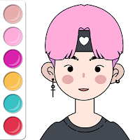 Kpop Idol Coloring Book Game