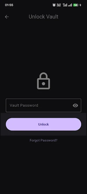 NoteVault – Secret File Locker Screenshot 2