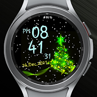 Xmas snow Animated watch face