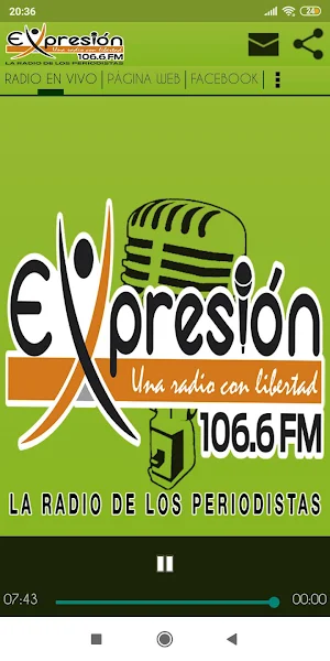 Radio Expresión Screenshot 1