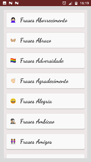 Phrases and Messages in Portuguese Screenshot 1