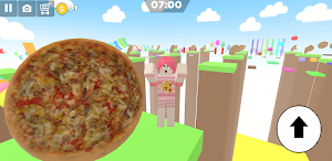 Parkour on Tower Pizza Obby Screenshot 1