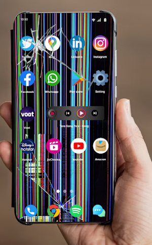 Broken Screen Wallpaper HD Screenshot 1