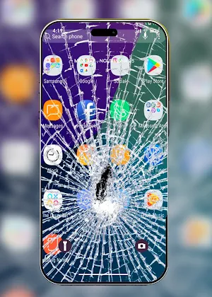 Broken Screen Wallpaper HD Screenshot 3