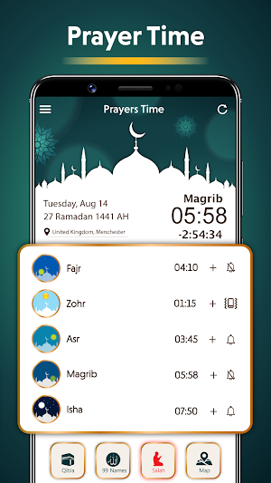 Qibla Compass - Find Direction Screenshot 2