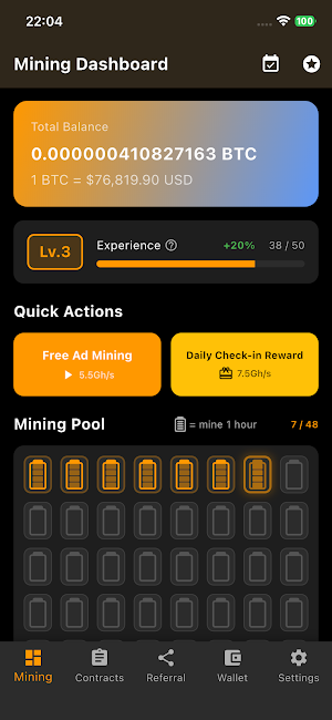 Bitcoin Mining Master Screenshot 0