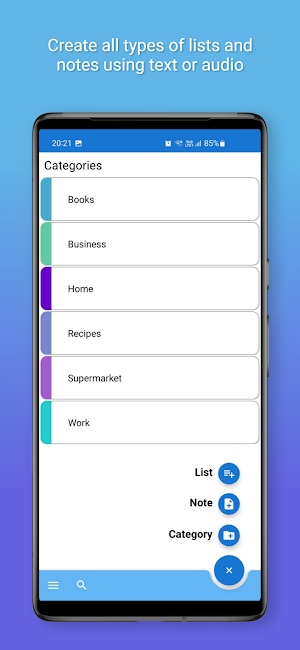 OkiList: Notes & Lists Screenshot 1