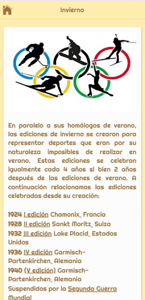 Olympic history and anecdotes Screenshot 3