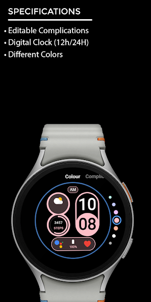 Night ver 28 - watch face Screenshot 3