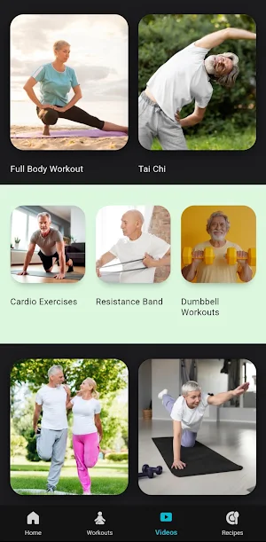 Workout for Seniors at Home Screenshot 1