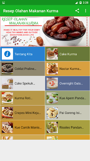 Resep olahan masakan Kurma Screenshot 2