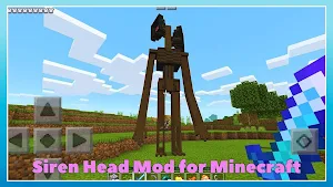 Siren Head Mod for Minecraft Screenshot 0