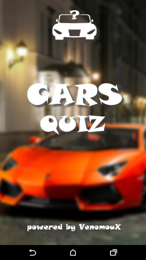 Cars Quiz - Guess Correct Car Screenshot 0