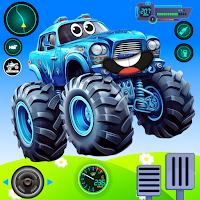 Monster Trucks Stunt Race Game