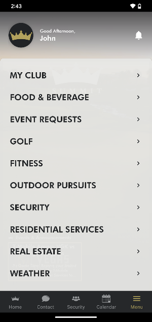 Summit Club Screenshot 1