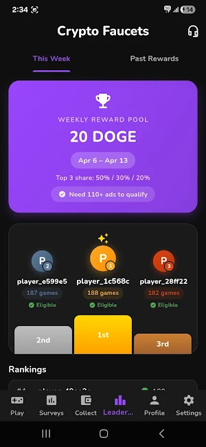 Crypto Faucets : Free Crypto Screenshot 3
