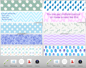 Sticky Memo Notepad *Ocean* Free Screenshot 3