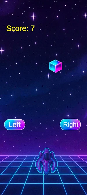 Neon Astro Drift. Screenshot 3